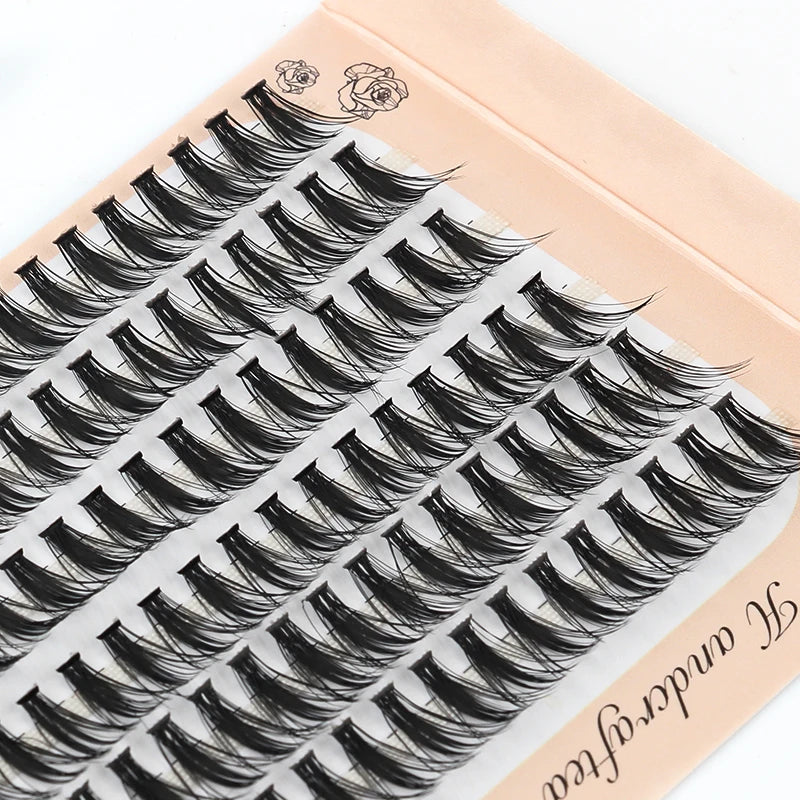 10D/20D/30D Fake Eyelashes Extensions Kit Lash Bond and Seal False Eyelashes Makeup Set DIY Long Lashes Clusters Make up Tool